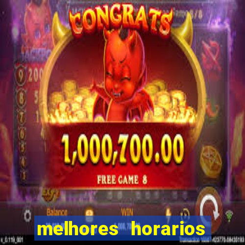 melhores horarios fortune dragon